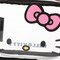 Sanrio Hello Kitty Clear Crossbody Bag with 3D Bow and Adjustable Strap